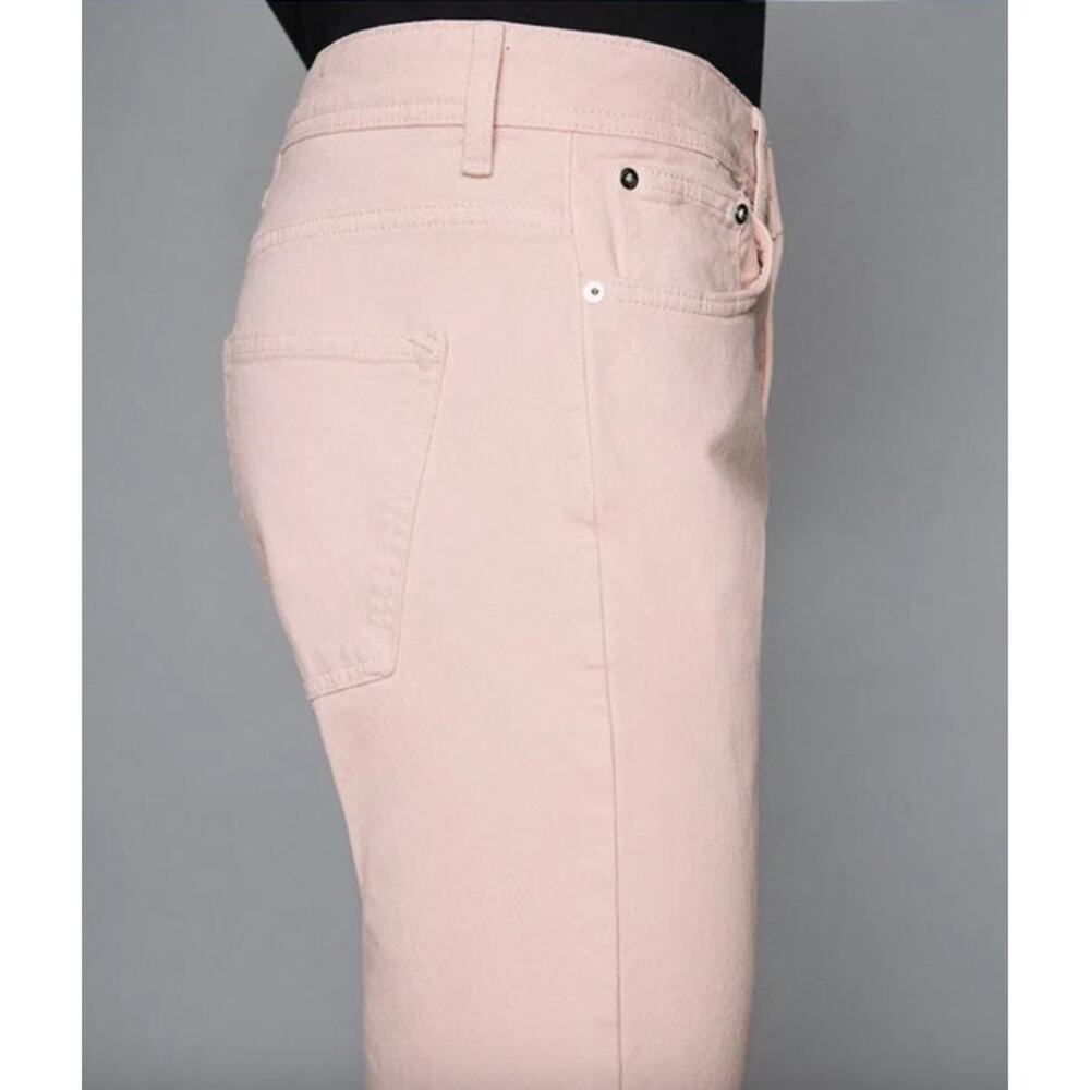 REISS Spruce Slim Fit Jeans Size 32 Waist NEW Pink Fabric Denim Mid Rise - Picture 9 of 10